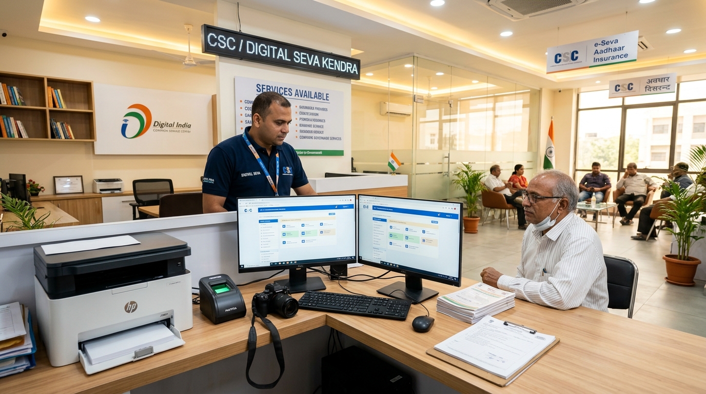 CSC Center Setup & Digital India Common Service Center